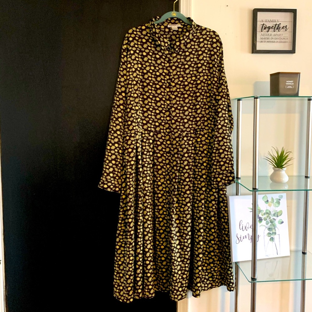 MIDI shirt dress